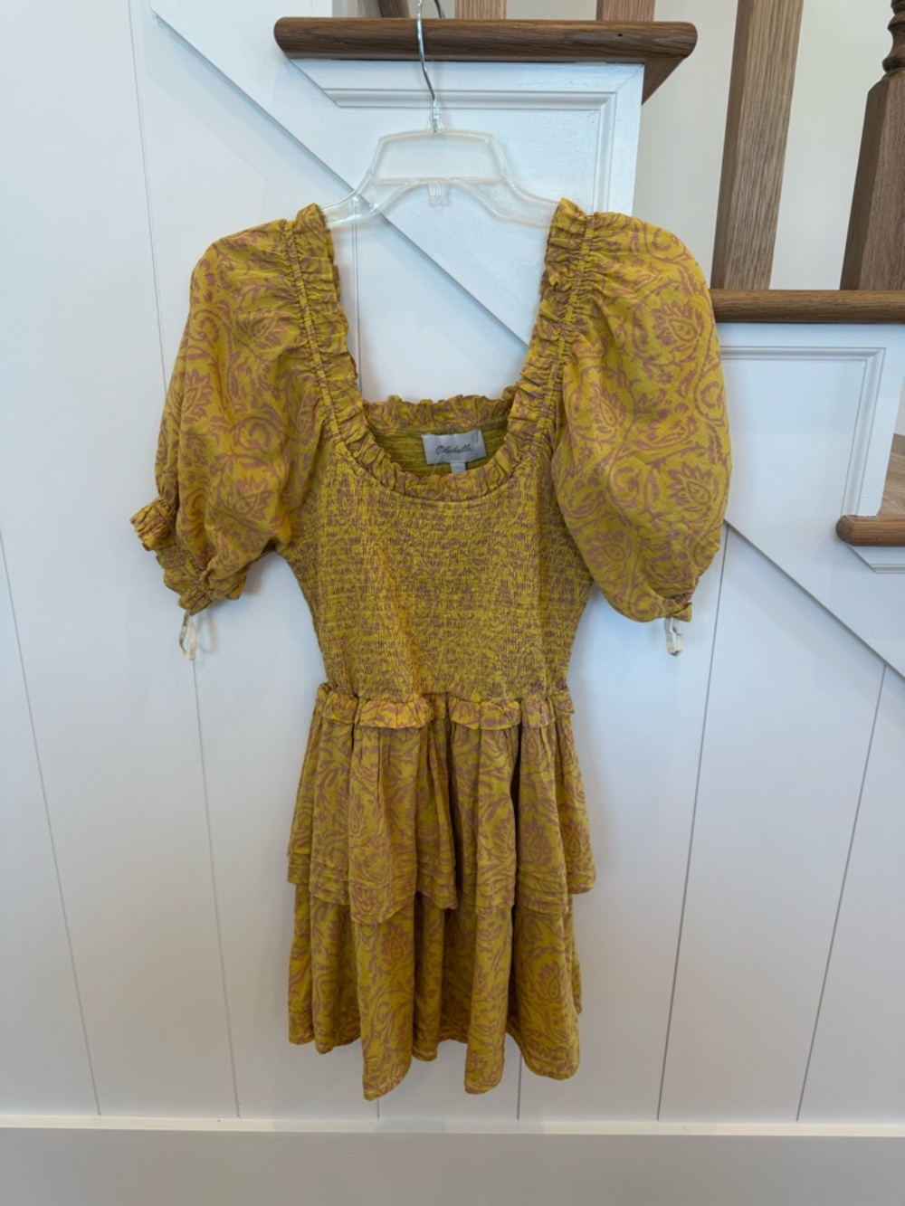 Cleobella Luna Mini Dress in Camellia Print Size small